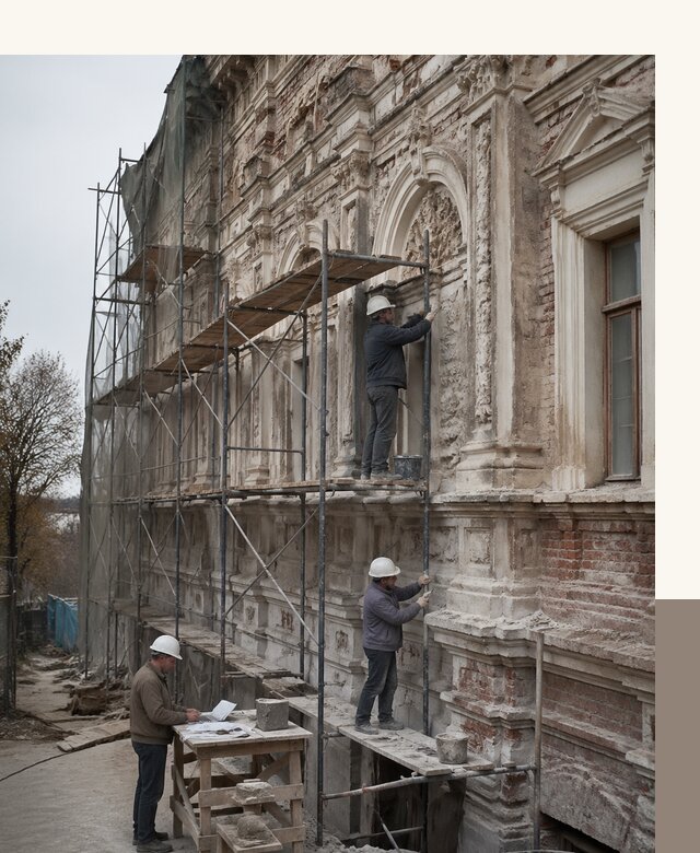 Реставрация объектов культурного наследия под ключ в Вязьме