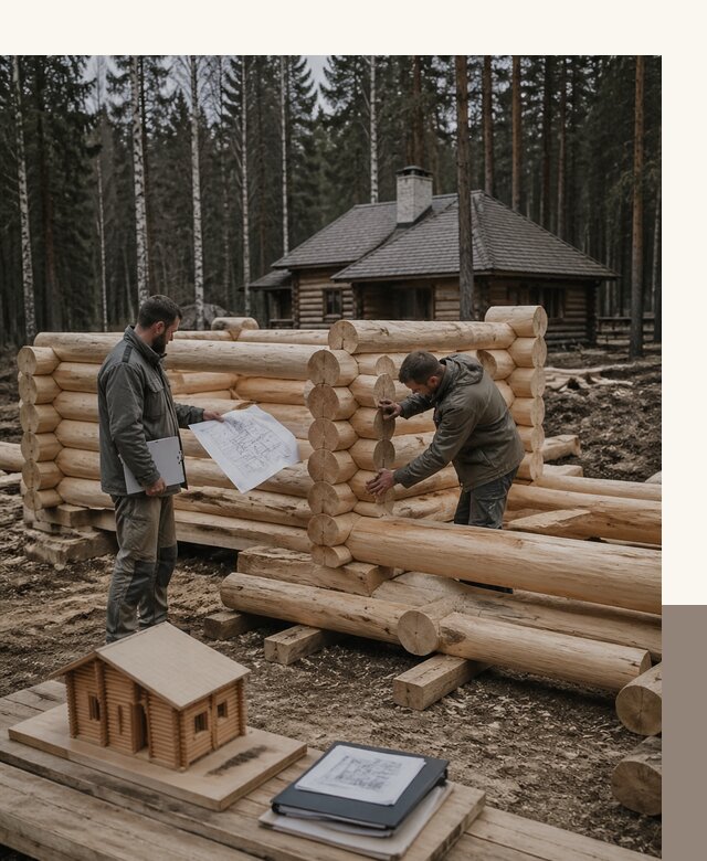 Проектирование и строительство домов из бревна в Вязьме